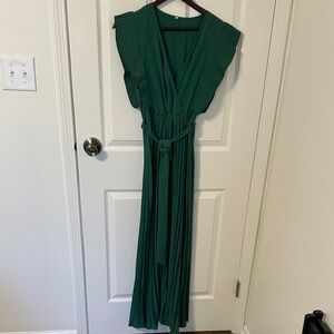 Elegant Green Maxi Dress